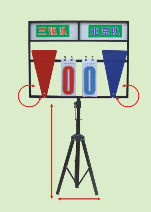 manual score indicator-triangle bracket